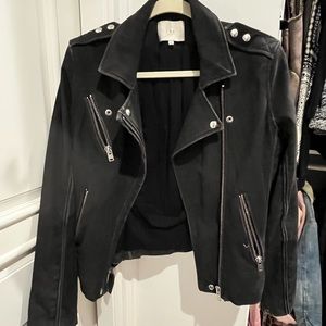 Size 40 Iro Leather Motorcycle Jacket
